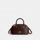 Coach Lara Mini Satchel Bag Gold Maple