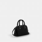 Coach Lara Mini Satchel Bag Silver Black