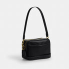 Coach Mini Carey Crossbody Bag Gold Black