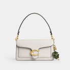Coach Four Leaf Clover Bag Charm Brass Green Multi