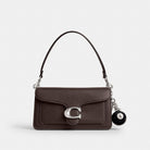 Coach Eight Ball Bag Charm Silver Black