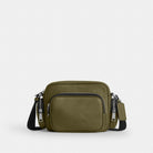 Coach Fletcher Crossbody Bag Silver Olive