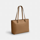 Coach Station Tote Bag Gold Sandy Beige