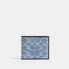 Coach 3 In 1 Wallet In Loved Signature Denim Light Indigo