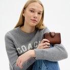 Coach Medium Corner Zip Wallet Gold Redwood