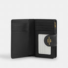 Coach Medium Corner Zip Wallet In Loved Signature Canvas Gold Brown
