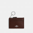 Coach Mini Skinny Id Case Silver Maple