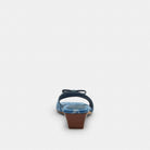 Women's Coach Bow Kitten Heel Sandal In Signature Denim Indigo