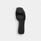 Women's Coach Bow Kitten Heel Sandal Black