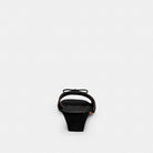 Women's Coach Bow Kitten Heel Sandal Black