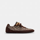 Men's Coach Soft Sneaker In Signature Jacquard Maple Oak