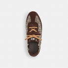 Men's Coach Soft Sneaker In Signature Jacquard Maple Oak