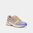 Women's Coach Sport Sneaker With Signature Canvas Wisteria Blue Lavender