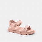 Women's Coach Brynn Sandal In Signature Canvas Candy Pink