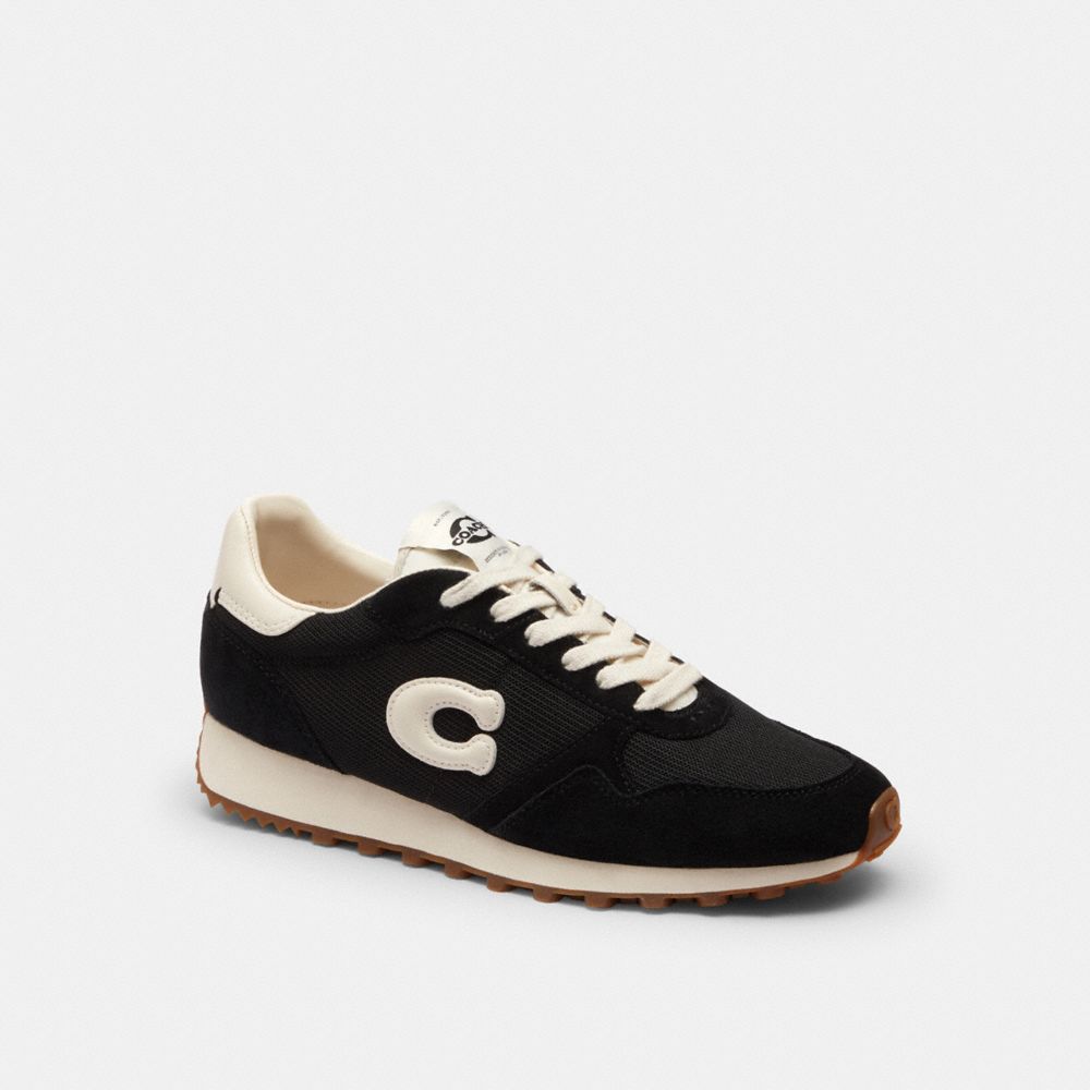 Women's Coach Retro Runner Black Chalk