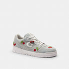 Women's Coach Soho Sneaker With Cherries Denim Optic White
