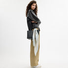 Coach Signature Silk Square Scarf Chalk Blue