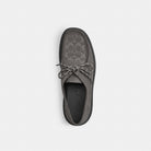 Men's Coach Chukka Boot In Signature Suede Charcoal Black