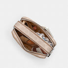 Coach Carey Crossbody Bag In Signature Canvas Silver Sand Taupe