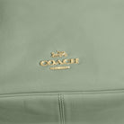 Coach Mini Carey Crossbody Bag Gold Light Pistachio