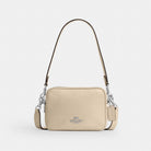 Coach Mini Carey Crossbody Bag Silver Ivory