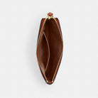 Coach Corner Zip Wristlet Im Cinnamon