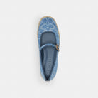 Women's Coach Mary Jane Espadrille In Signature Denim Indigo