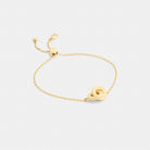 Coach Interlock Slider Bracelet Gold