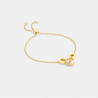 Coach Stars And Hearts Rondell Slider Bracelet Gold