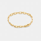 Coach Bow Chain Linear Bracelet Gold