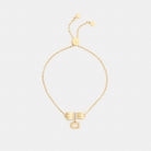 Coach Signature Bow Slider Bracelet Gold