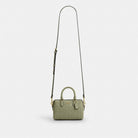 Coach Mini Rowan Crossbody Bag In Signature Leather Gold Pistachio