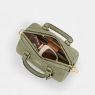 Coach Mini Rowan Crossbody Bag In Signature Leather Gold Pistachio