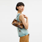 Coach Alter/Ego Small Slouchy Shoulder Bag Tan Multi