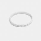 Coach Repeated C Hinged Bangle Silver