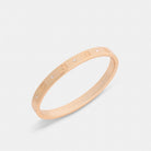 Coach Repeated C Hinged Bangle Rose Gold