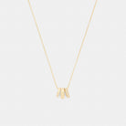 Coach Repeated C Rondelle Necklace Gold