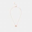 Coach Repeated C Rondelle Necklace Rose Gold