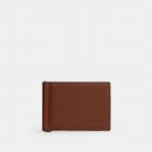 Coach Slim Money Clip Billfold Wallet Gunmetal Sable