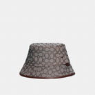Coach Signature Jacquard Bucket Hat Oak