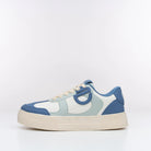 Atlantis CHNKS blue sneakers side view – minimalist unisex sneakers inspired by ocean tones
