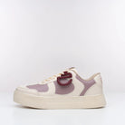 Side profile of Bubblegum CHNKS pink sneakers for men and women