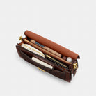 Coach Tabby Shoulder Bag 26 In Signature Canvas Brass Maple