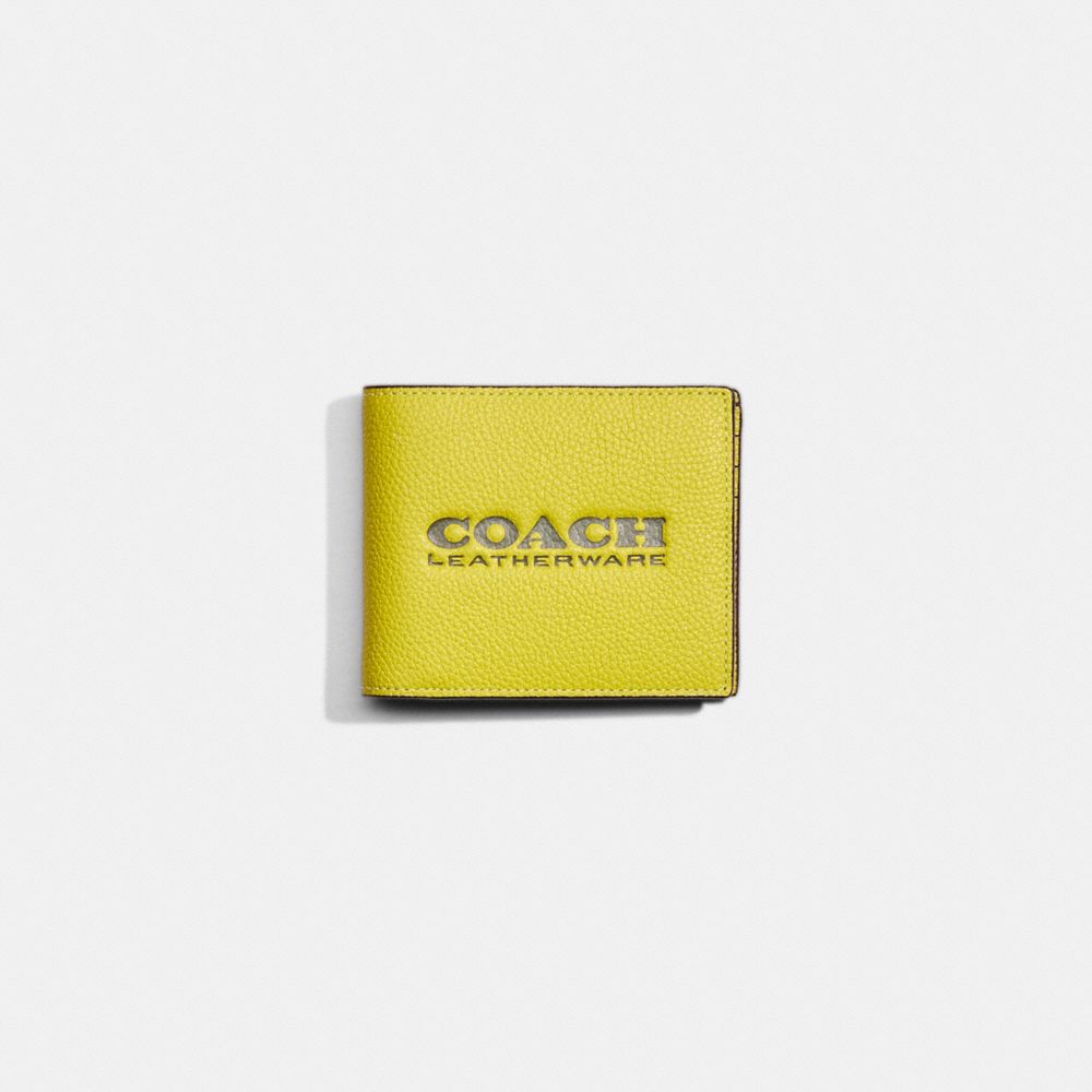Coach Restored 3 In 1 Wallet Key Lime Army Green