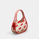 Coach Ergo Bag In Coachtopia Leather With Cherry Print Cloud Multi