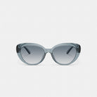Coach Cateye Sunglasses Transparent Blue