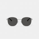 Coach Metal Round Sunglasses Silver Black