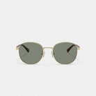Coach Metal Round Sunglasses Gold Green
