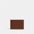 Coach Compact Billfold Wallet Saddle