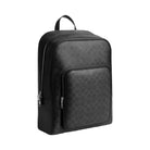 Coach Aiden Backpack In Signature Canvas in Silver Black Signature